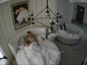 豪华主题房拍霸气纹身社会男爆操身材娇小长发白嫩漂亮女友射了一身精子操完洗洗穿上衣服走人